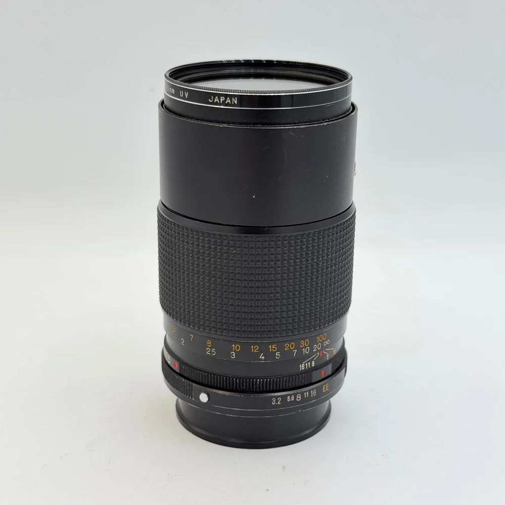 Konica Hexanon AR 135mm F3.2 Manual Focus Telephoto Lens with Kenlock UV Filter